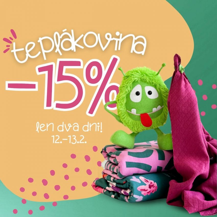 teplákovina 15% SK