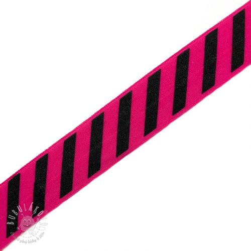 Lemovacia guma STRIPE 20 mm fuchsia