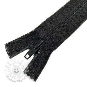 Zips špirálový nedeliteľný 55 cm black