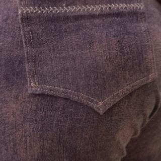 Teplákovina JEANS dark mocha