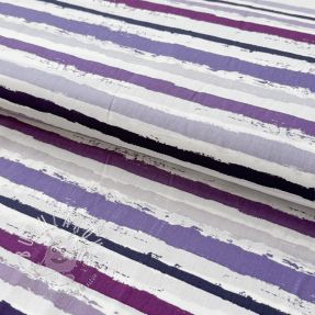 Bavlnená látka Big stripes Snoozy violet