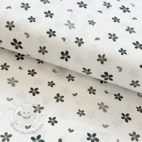 Úplet Flowers Snoozy camo green