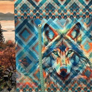 Teplákovina Pack of Wolves PANEL digital print