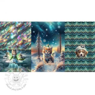 Teplákovina Pet Fairy PANEL digital print