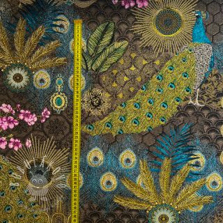 Dekoračná látka jacquard Peacock Extravagant