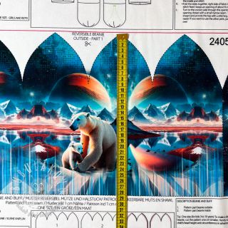 Teplákovina Polar PANEL SET digital print