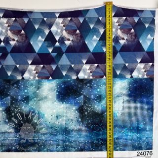 Teplákovina Ice Crystals PANEL SET FOR ADULTS digital print