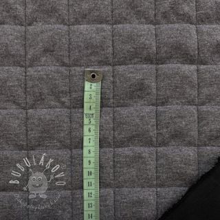 Prešívaná látka Square jacquard grey