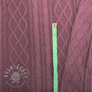 Svetrovina Jacquard CHAIN mauve