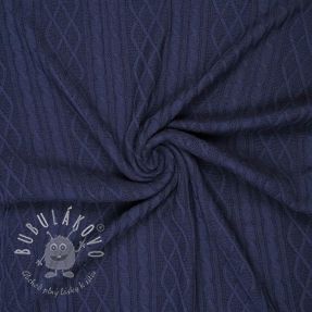 Svetrovina Jacquard CHAIN navy