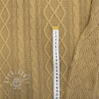 Svetrovina Jacquard CHAIN light brown