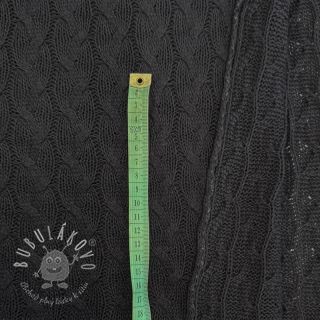 Svetrovina Jacquard CABLE black