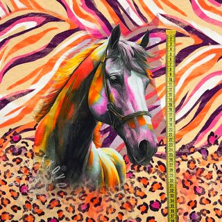 Úplet Fancy Horses PANEL digital print