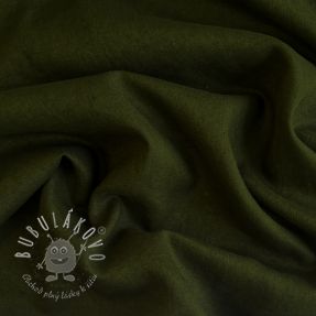 Ľan predpraný 170 g army green