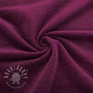 Menčester 6W WASHED STRETCH aubergine