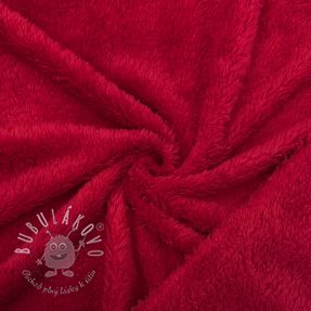 DOUBLE FACE FLEECE TEDDY red